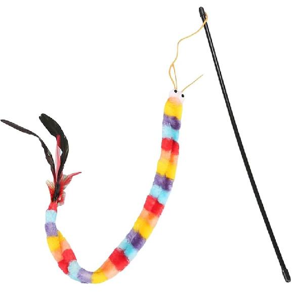 QWINEE Cat Wand Toys, Cat Interactive Toy, Cat Toys for Indoor Cats, Interactive Teaser Toys for Kitty Kitten One Size Deep Multicolor One Size One Size
QWINEE Cat Wand Toys, Cat Interactive Toy, Cat Toys for Indoor Cats, Interactive Teaser Toys for Kitty Kitten One Size Deep Multicolor One Size One Size