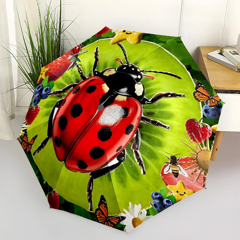 1pc Ladybug Umbrella Portable Folding Umbrella Durable Iron Frame, Suitable for All Seasons Home Travel Outdoor yy260319092
1pc Ladybug Umbrella Portable Folding Umbrella Durable Iron Frame, Suitable for All Seasons Home Travel Outdoor yy260319092