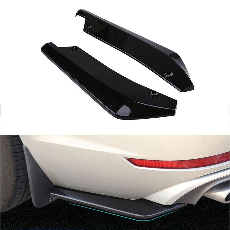 2Pcs Glossy Black Car Rear Bumper Strip Lip Spoiler Diffuser Splitter Scratch Protector Winglets Side Skirt Extension Universal
2Pcs Glossy Black Car Rear Bumper Strip Lip Spoiler Diffuser Splitter Scratch Protector Winglets Side Skirt Extension Universal