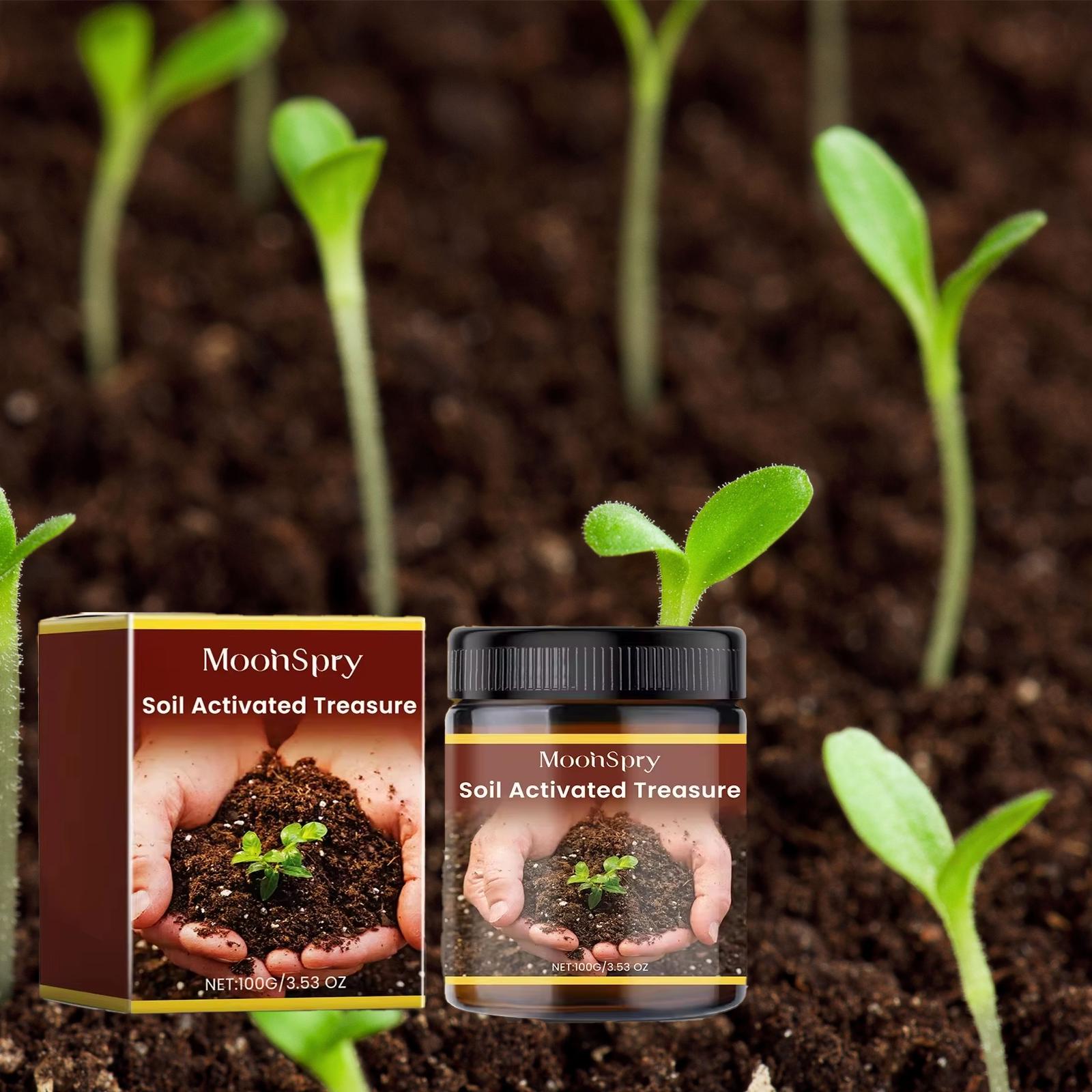 Organic All-Purpose Soil Softener Plant & Flower Treasure Activator - Improve Potting Soil Loosenness Activated Fertilizer 100g
Organic All-Purpose Soil Softener Plant & Flower Treasure Activator - Improve Potting Soil Loosenness Activated Fertilizer 100g