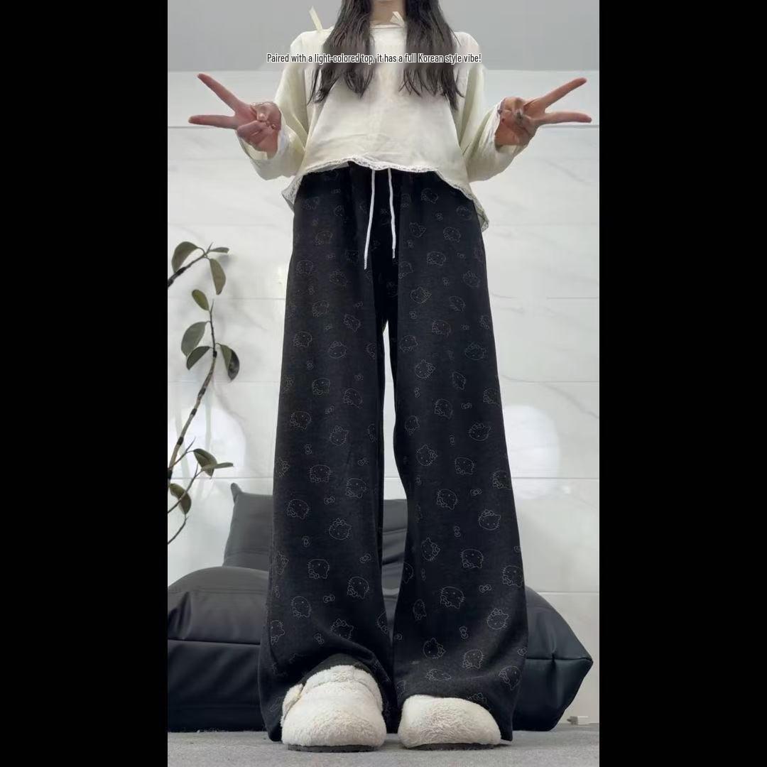Women s Plus Size Printed Wide Leg Pants - Early Spring/Summer Slimming Casual Chubby Petite Fit XL чёрный
Women s Plus Size Printed Wide Leg Pants - Early Spring/Summer Slimming Casual Chubby Petite Fit XL чёрный