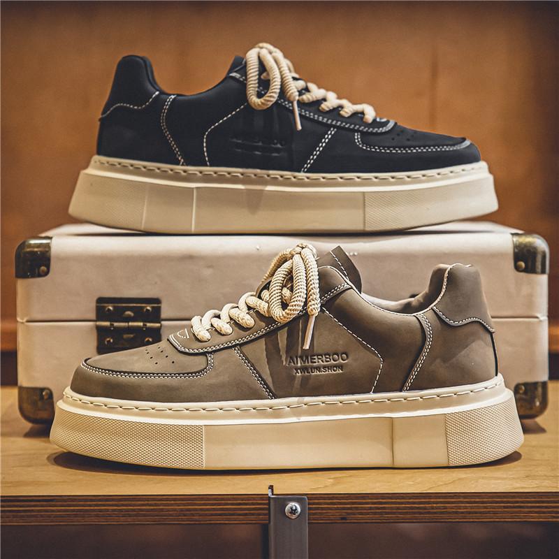 2024 spring and summer new retro leather surface breathable low-top outdoor tooling sports board shoes platform tide with Korean version of men s shoe 39
2024 spring and summer new retro leather surface breathable low-top outdoor tooling sports board shoes platform tide with Korean version of men s shoe 39