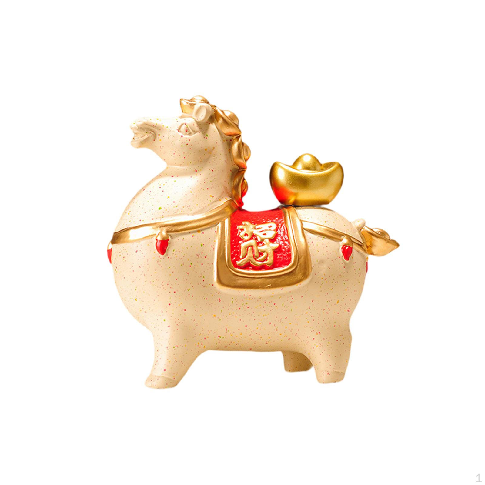 Ceramic Horse Figurine Decorative Desktop Ornament Sculpture Animal for Entryway Shelf Wealth
Ceramic Horse Figurine Decorative Desktop Ornament Sculpture Animal for Entryway Shelf Wealth