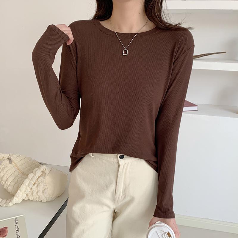 Women s Ribbed Cotton Crew Neck Long Sleeve T-Shirt - Stretchy, Slim Fit Knit Sweater, Perfect for Spring and Autumn Layers 2XL
Women s Ribbed Cotton Crew Neck Long Sleeve T-Shirt - Stretchy, Slim Fit Knit Sweater, Perfect for Spring and Autumn Layers 2XL