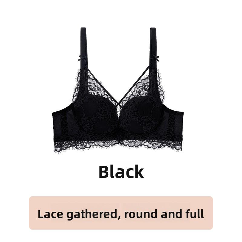 Ladies Spring and Summer Lace Gather Small Breasts Show Big No Underwire To Collect The Pair of Breast To Prevent Sagging Underwear 38/85AB чорний
Ladies Spring and Summer Lace Gather Small Breasts Show Big No Underwire To Collect The Pair of Breast To Prevent Sagging Underwear 38/85AB чорний