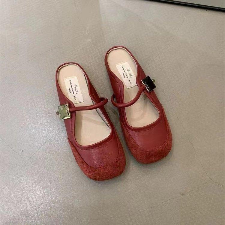 Flat-bottomed bag head slippers female summer wear new fairy with skirt sandals 35 червоний
Flat-bottomed bag head slippers female summer wear new fairy with skirt sandals 35 червоний