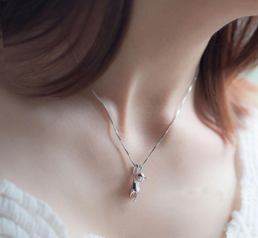 Fashion Exquisite Copper Color Dull Polish Solid Stereo Cute Cat Pendant Necklace Collar Chain for Women Funny Zircon Gifts
Fashion Exquisite Copper Color Dull Polish Solid Stereo Cute Cat Pendant Necklace Collar Chain for Women Funny Zircon Gifts