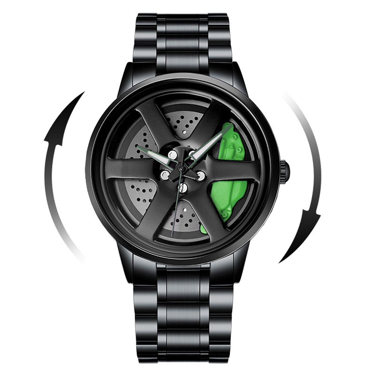 Sports Car Watch Rotating Dial Stainless Steel Strap 3Bar Waterproof Quartz Movement Watches
Sports Car Watch Rotating Dial Stainless Steel Strap 3Bar Waterproof Quartz Movement Watches