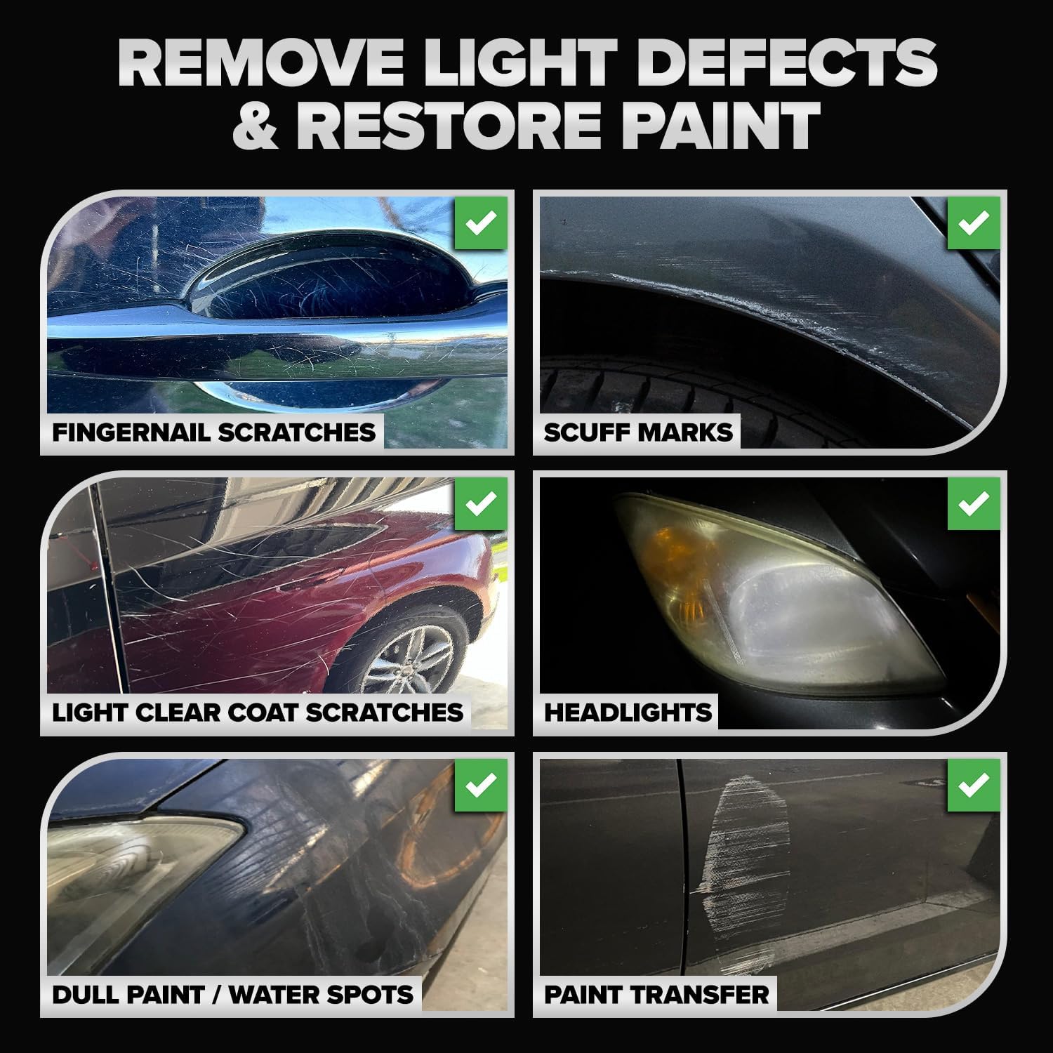 Carfidant Black Scratch and Swirl Remover - Средство для удаления царапин на краске автомобиля - Полировальная паста для автомобилей с насадкой-буфером - Полировка Black Scratch Remover
Carfidant Black Scratch and Swirl Remover - Средство для удаления царапин на краске автомобиля - Полировальная паста для автомобилей с насадкой-буфером - Полировка Black Scratch Remover