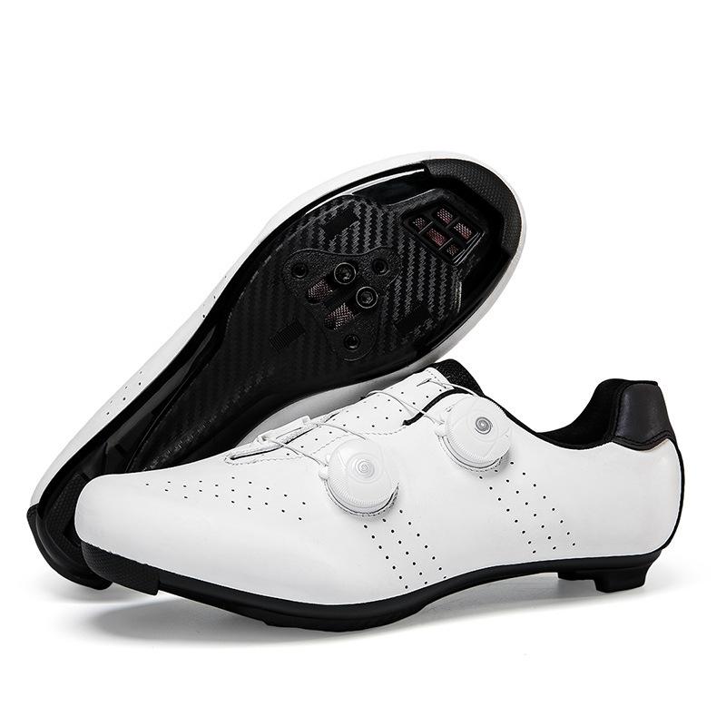 New Cycling Shoes with Lock Double Buckle Lock Shoes Men and Women Road Bike Booster Shoes Hard Sole Mountain Cycling Rubber Sole 36
New Cycling Shoes with Lock Double Buckle Lock Shoes Men and Women Road Bike Booster Shoes Hard Sole Mountain Cycling Rubber Sole 36