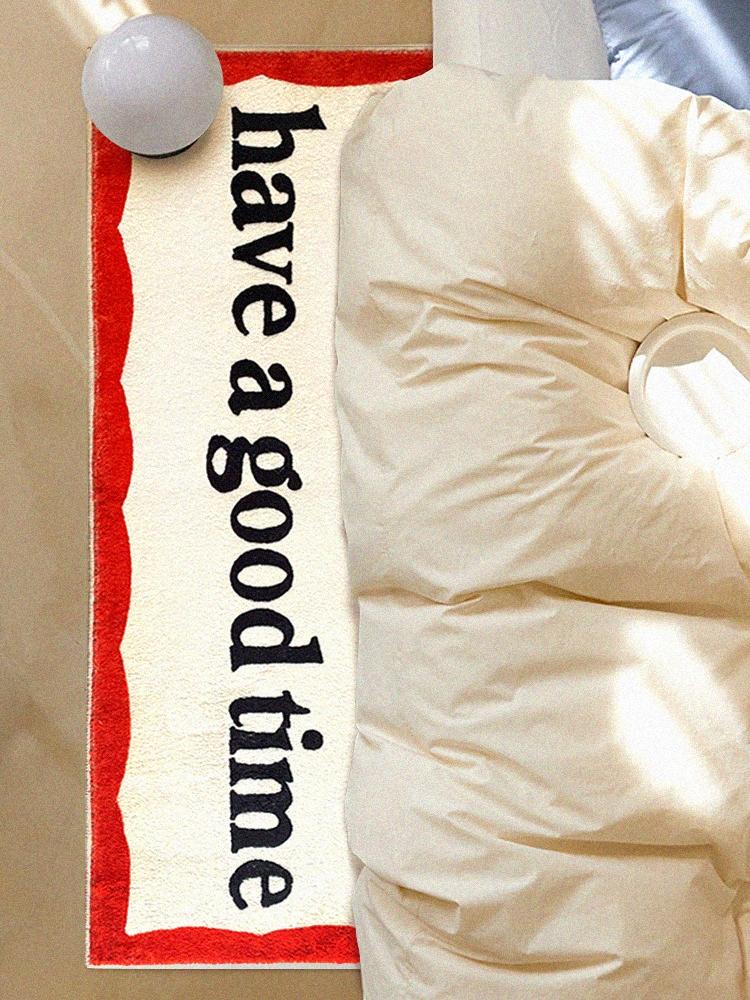 Imitation cashmere bedside blanket red ins wind carpet alphabet household room bedroom strip bay window balcony floor mat 40x120cm15.7 47.2in
Imitation cashmere bedside blanket red ins wind carpet alphabet household room bedroom strip bay window balcony floor mat 40x120cm15.7 47.2in