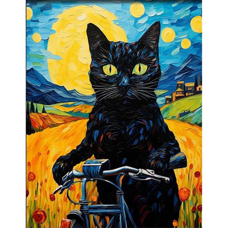 5D DIY Diamond Painting Oil Painting Black Cat Cross Stitch Rhinestone Mosaic DIY Embroidery 20x30cm
5D DIY Diamond Painting Oil Painting Black Cat Cross Stitch Rhinestone Mosaic DIY Embroidery 20x30cm