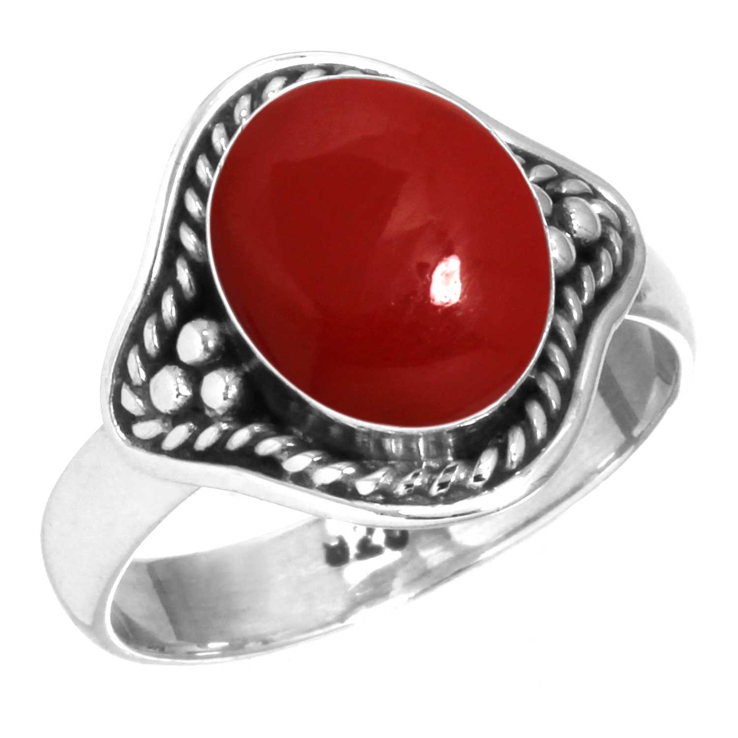 Кольцо из стерлингового серебра 925 пробы с драгоценными камнями, ювелирные изделия ручной работы, подарок на День матери, малахит, лунный камень, розовый кварц, красный камень, дымчатый топаз, тигровый глаз, винтаж 5 коралл красный