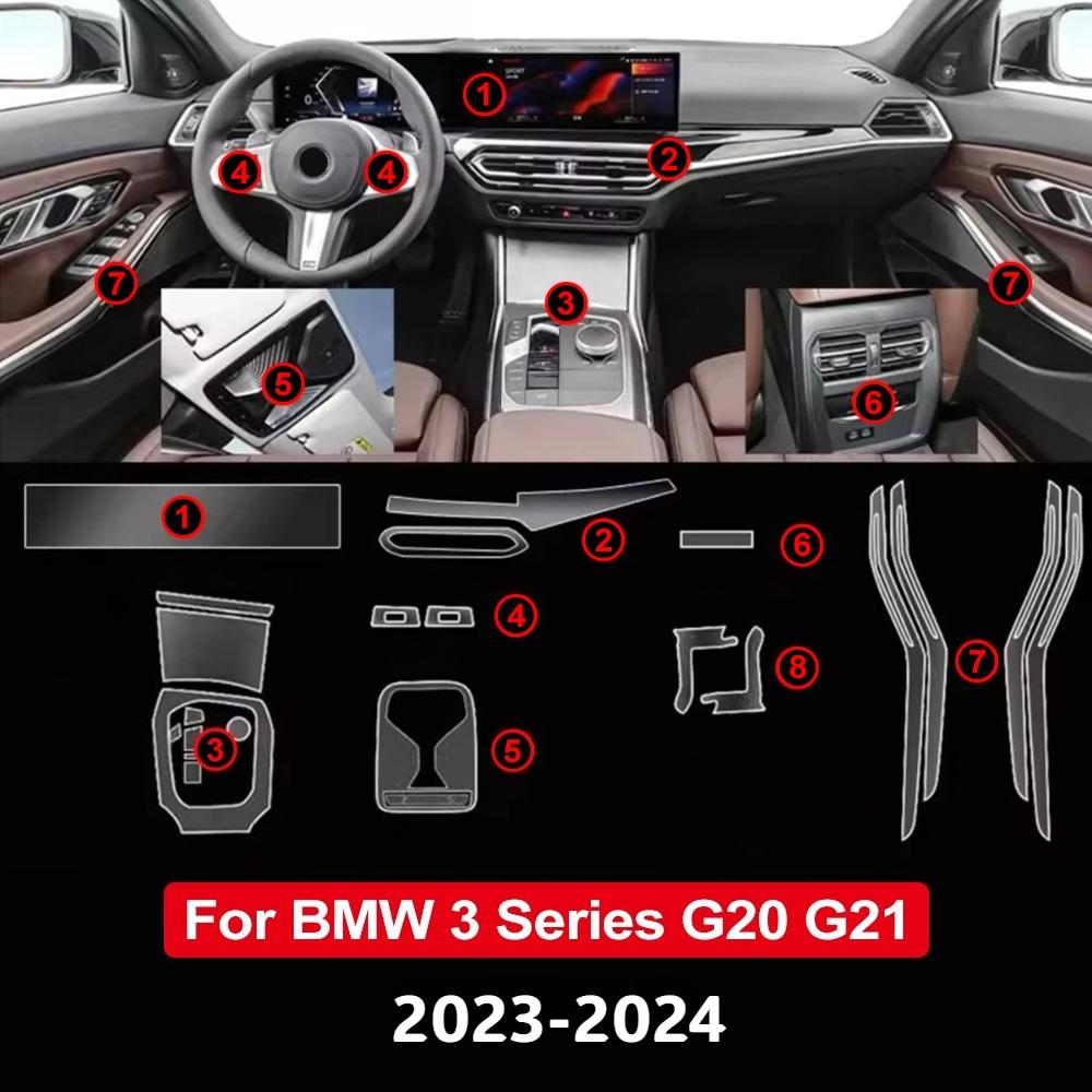 PPF Film for BMW 3 Series G20 G21 2026 2026 Interior Accessories Pre Cut Transparent TPU Navigation Gear Panel Center Console Left Hand Drive
PPF Film for BMW 3 Series G20 G21 2026 2026 Interior Accessories Pre Cut Transparent TPU Navigation Gear Panel Center Console Left Hand Drive