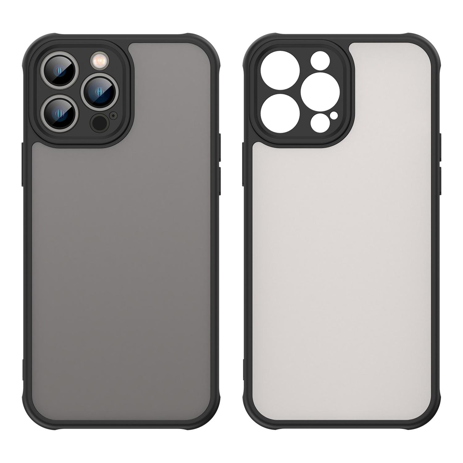 For iPhone 13 Pro Case Drop Proof Airbags Frosted Translucent PC+TPU Phone Back Cover Black
For iPhone 13 Pro Case Drop Proof Airbags Frosted Translucent PC+TPU Phone Back Cover Black