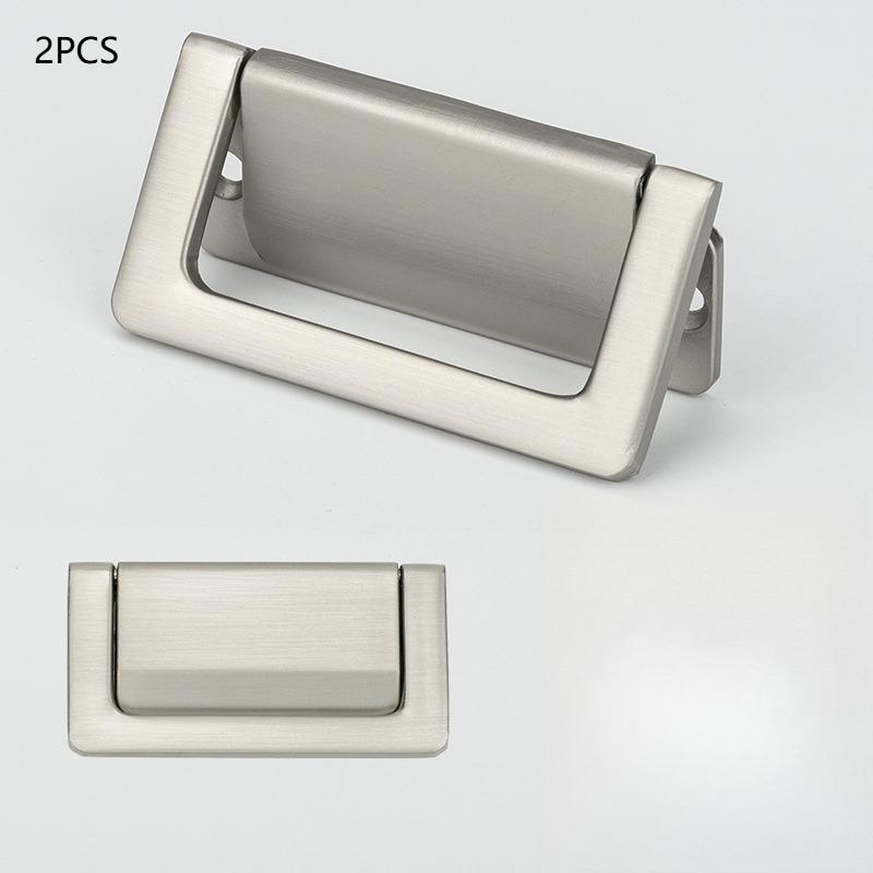2Pcs Drawer Concealed Folding Handle Cabinet Hidden Pull Zinc Alloy Black Flat Cupboard Handles Furniture Hardware Accessories
2Pcs Drawer Concealed Folding Handle Cabinet Hidden Pull Zinc Alloy Black Flat Cupboard Handles Furniture Hardware Accessories