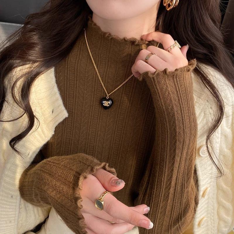 Женские свитера можно сочетать с пуловерами с полувысоким воротником, вязаными свитерами с оборками и свитерами с длинными рукавами и воротником средней высоты осенью и зимой. XL коричневый
Женские свитера можно сочетать с пуловерами с полувысоким воротником, вязаными свитерами с оборками и свитерами с длинными рукавами и воротником средней высоты осенью и зимой. XL коричневый