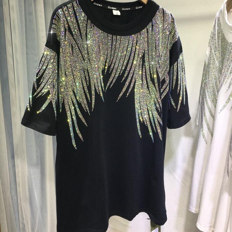 Extra Large Heavy Diamond T-Shirt for Men and Women - Medium to Long Slim Fit, Short-Sleeved for 200-300 lbs Trend. 2XL чорний
Extra Large Heavy Diamond T-Shirt for Men and Women - Medium to Long Slim Fit, Short-Sleeved for 200-300 lbs Trend. 2XL чорний