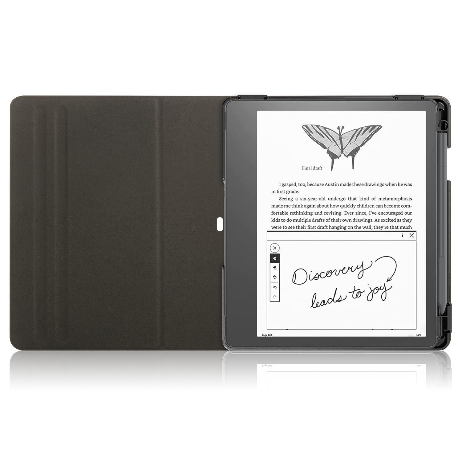 For Amazon Kindle Scribe (2024)/(2022)/Kindle Scribe Tablet Case Textured Surface Magnetic Absorption Tablet Cover with 360-degree Rotary Kickstand Black
For Amazon Kindle Scribe (2024)/(2022)/Kindle Scribe Tablet Case Textured Surface Magnetic Absorption Tablet Cover with 360-degree Rotary Kickstand Black