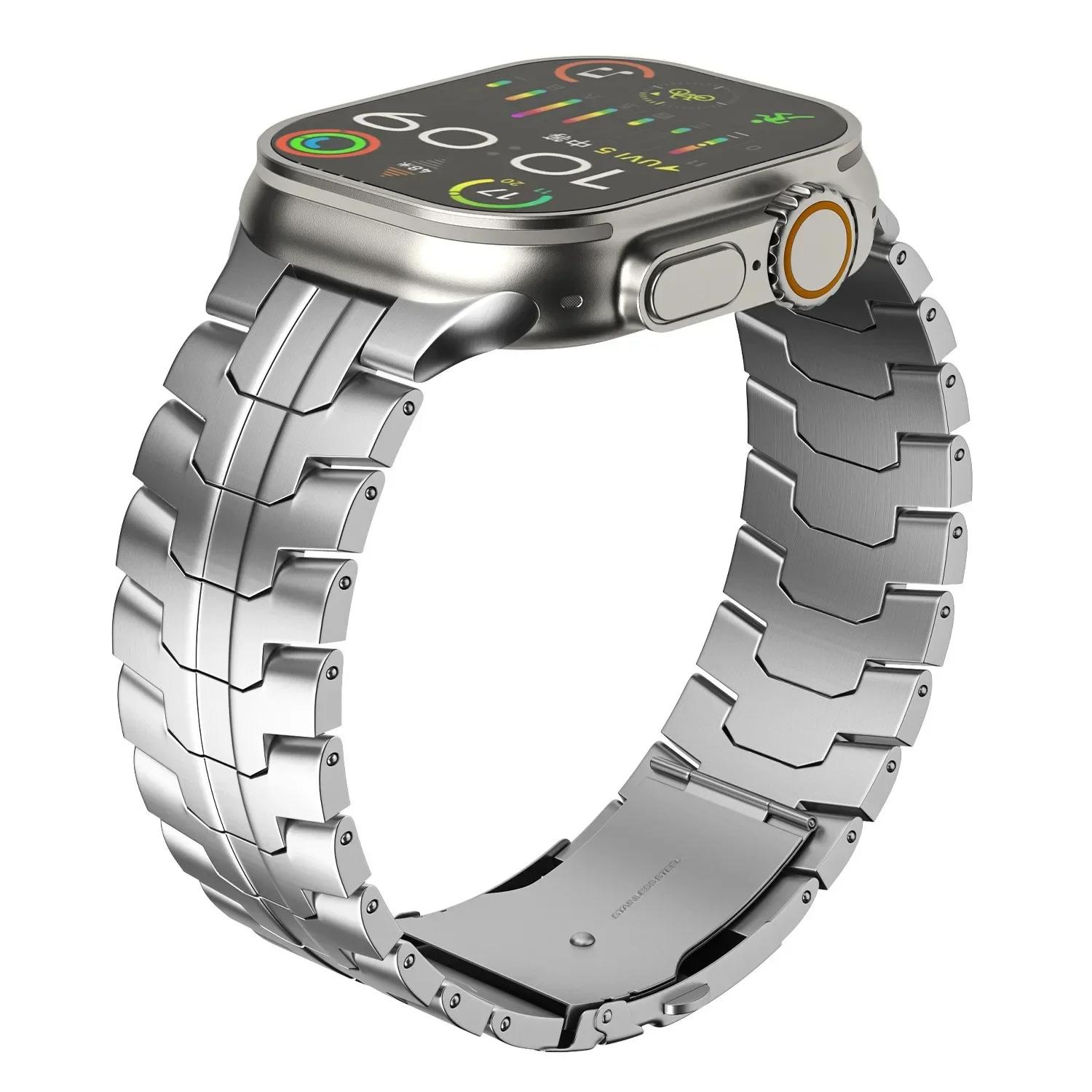 Titanium Strap For Apple Watch Ultra 3 2 49mm Band Series 11 10 46mm 42mm Luxury Metal Bracelet iWatch 9 8 7 6 SE 45mm 44mm 41mm For 38mm-40mm-41mm серебряный
Titanium Strap For Apple Watch Ultra 3 2 49mm Band Series 11 10 46mm 42mm Luxury Metal Bracelet iWatch 9 8 7 6 SE 45mm 44mm 41mm For 38mm-40mm-41mm серебряный