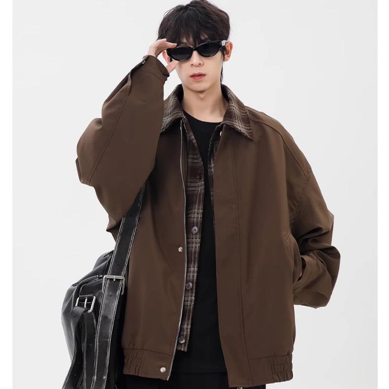 2025 Men s Spring/Autumn Patchwork Plaid Workwear Jacket - Trendy Baseball Style XXL коричневий
2025 Men s Spring/Autumn Patchwork Plaid Workwear Jacket - Trendy Baseball Style XXL коричневий