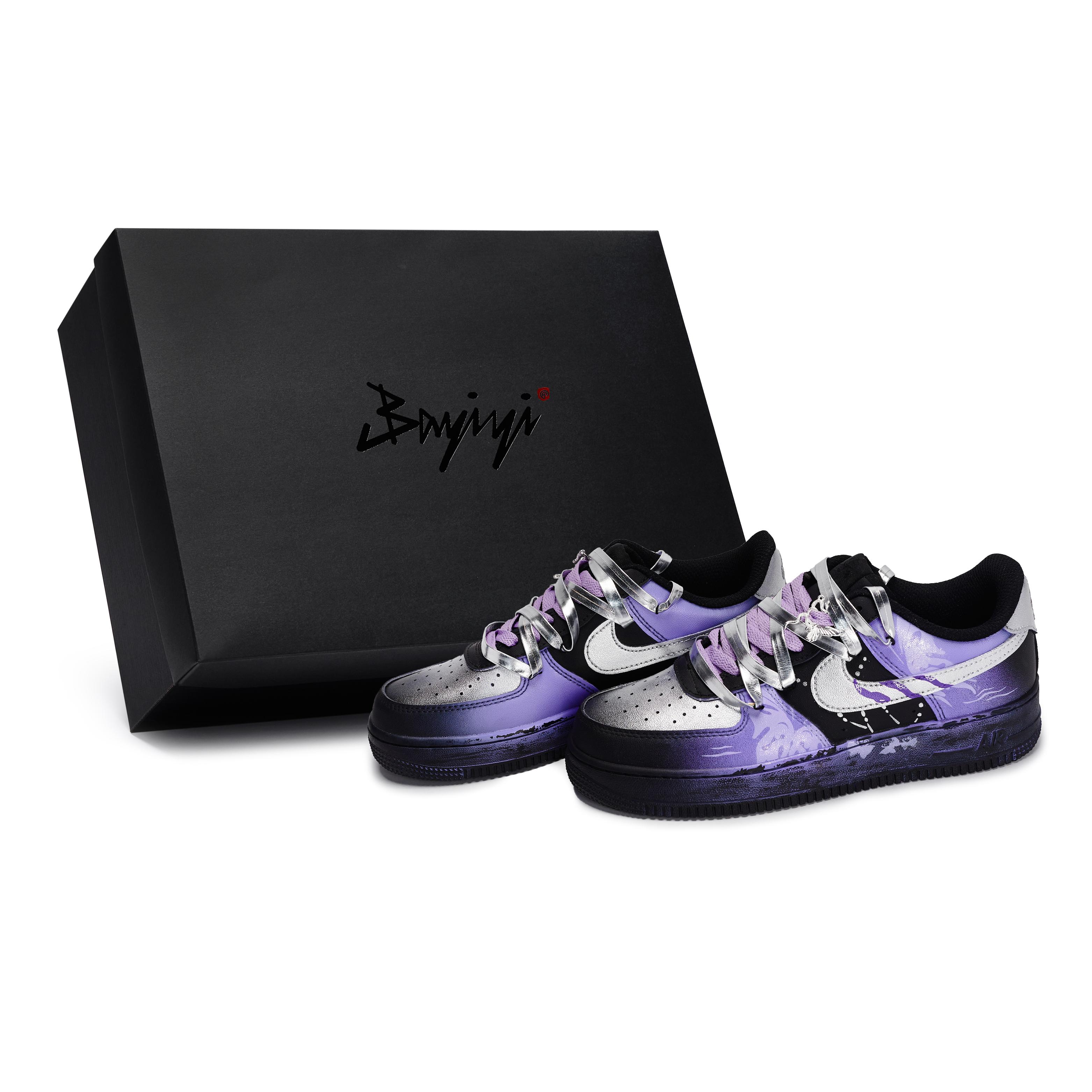 Nike Air Force 1 Skateboard Shoes Unisex Low Top Black/Silver/Purple CW2288-001(Team80-SBOX) 38
Nike Air Force 1 Skateboard Shoes Unisex Low Top Black/Silver/Purple CW2288-001(Team80-SBOX) 38
