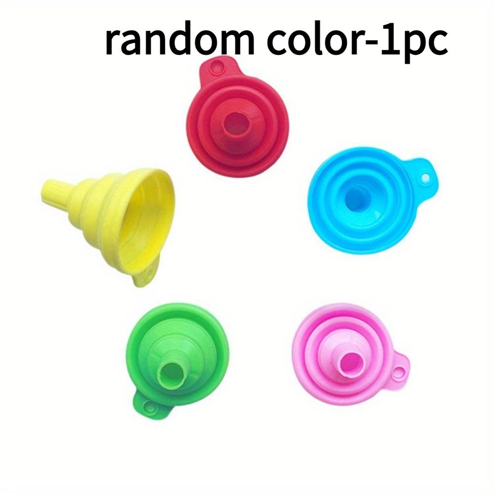 1pc Collapsible Silicone Funnel - Flexible, Foldable, Mini Funnel for Liquids, Jam, Beans, Automotive, Flask - Easy to Use
1pc Collapsible Silicone Funnel - Flexible, Foldable, Mini Funnel for Liquids, Jam, Beans, Automotive, Flask - Easy to Use