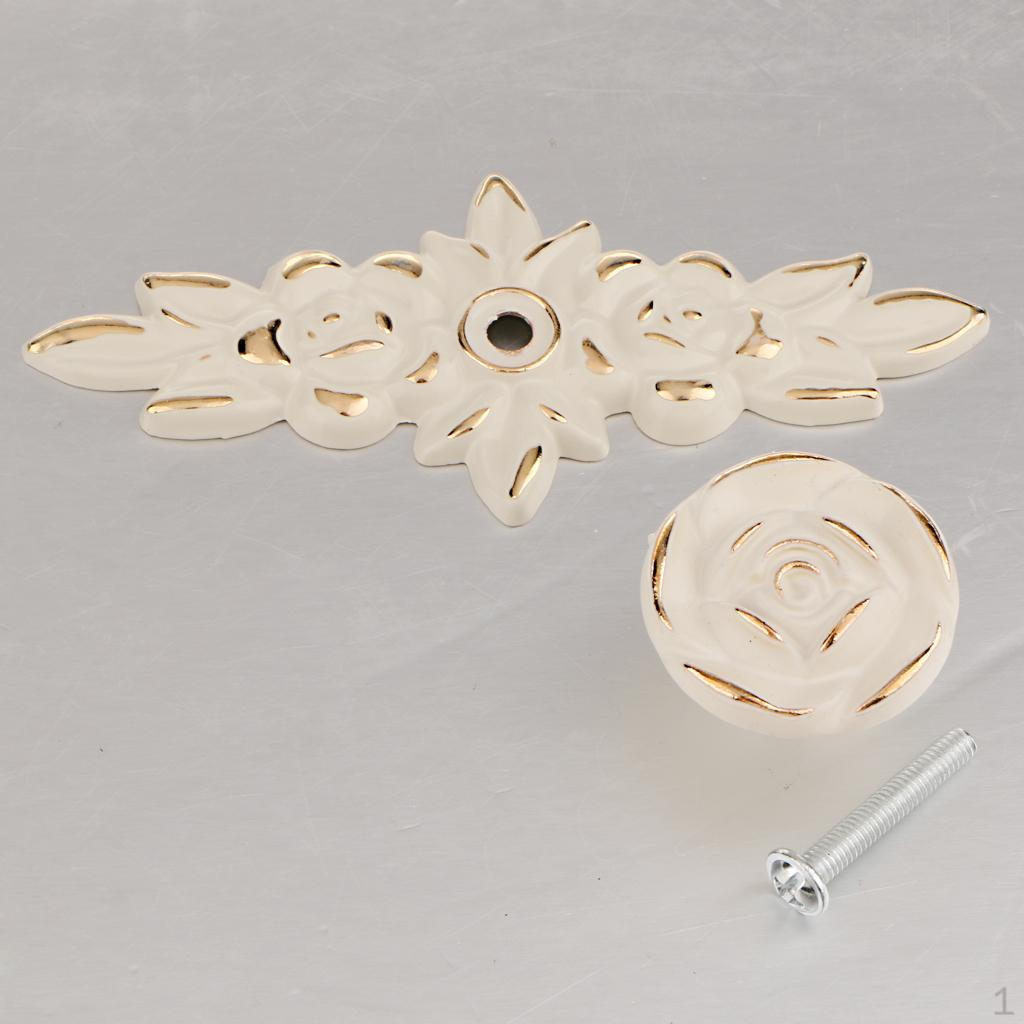 Alloy Knob Kitchen Cupboard Wardrobe Cabinet Door Pull Handle, 6 Types 4# Gold White
Alloy Knob Kitchen Cupboard Wardrobe Cabinet Door Pull Handle, 6 Types 4# Gold White