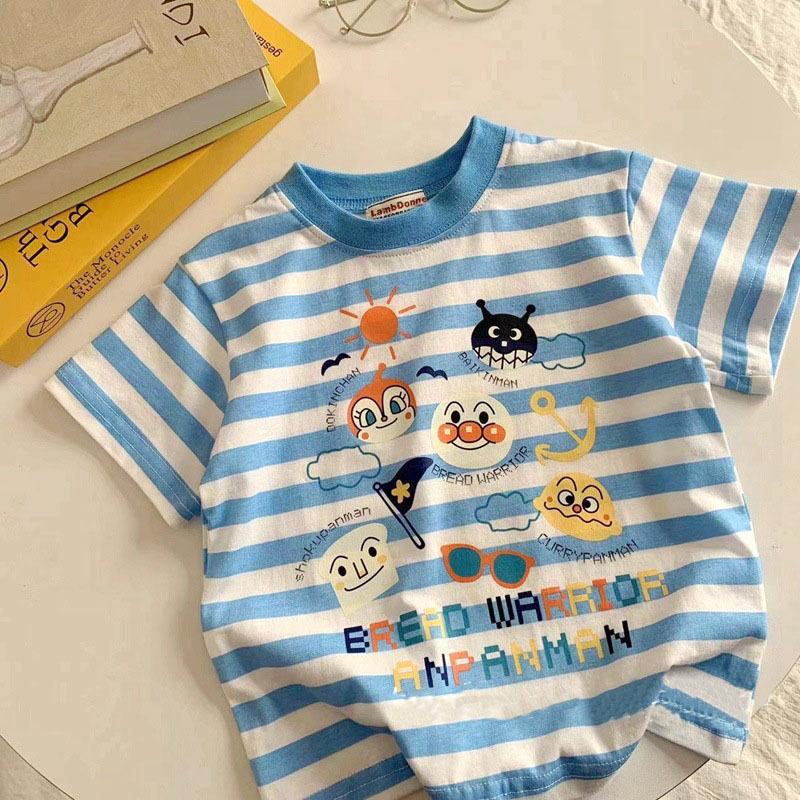 Children Short Sleeve Striped T-Shirts Baby Cotton Tee Boys Girls Cartoon T-Shirt Kids Loose Casual Tops Summer 140 синій
Children Short Sleeve Striped T-Shirts Baby Cotton Tee Boys Girls Cartoon T-Shirt Kids Loose Casual Tops Summer 140 синій