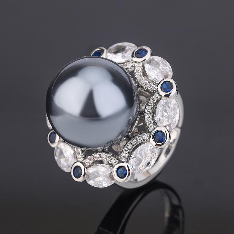 Ювелирные изделия Медь Позолоченная Жемчуг Ретро Тренд Женское Кольцо 16мм
Ювелирные изделия Медь Позолоченная Жемчуг Ретро Тренд Женское Кольцо 16мм