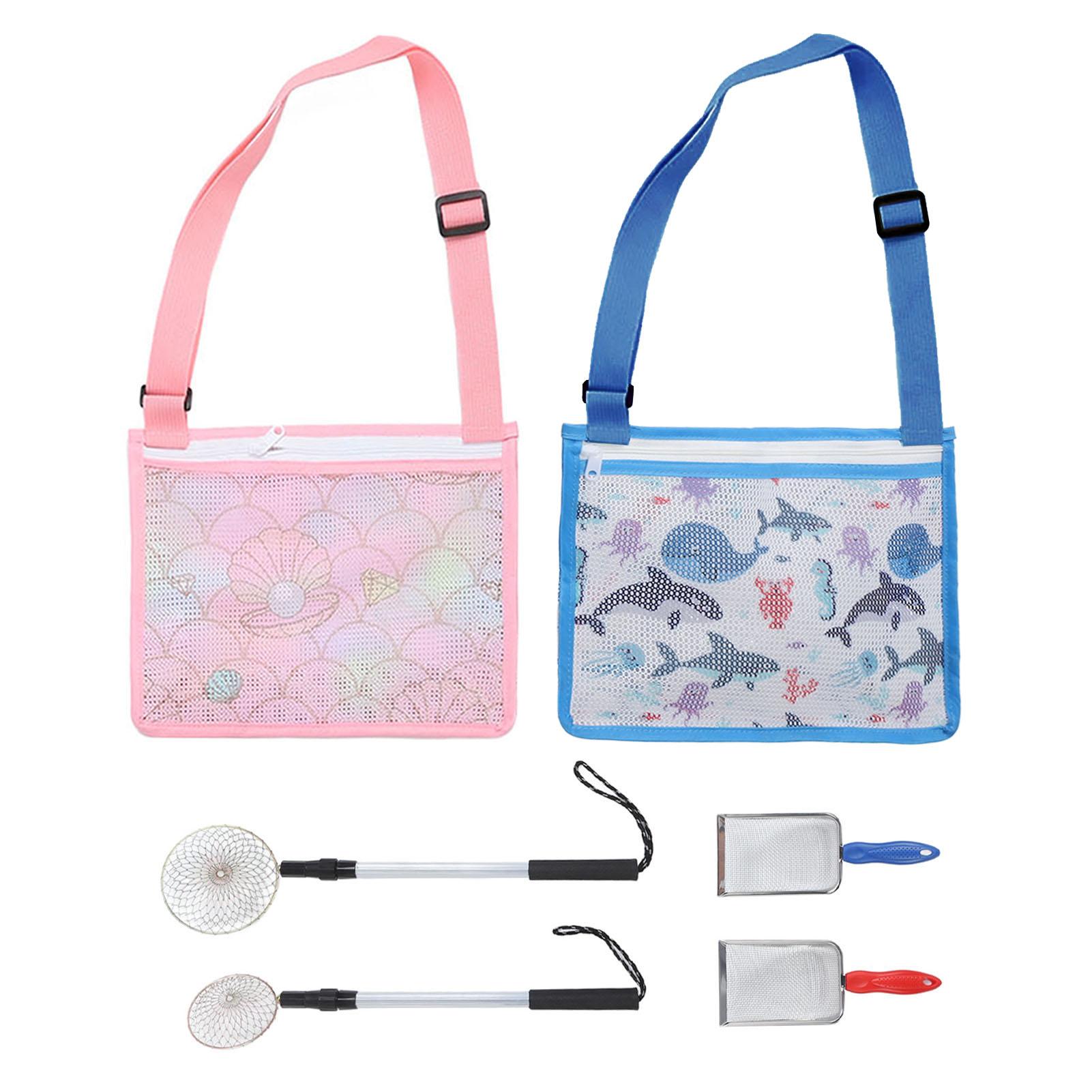 6pcs Shelling Tools for Beach Include Sand Sifter with Extra Long Adjustable Handle Mesh Bag Shovel
6pcs Shelling Tools for Beach Include Sand Sifter with Extra Long Adjustable Handle Mesh Bag Shovel
