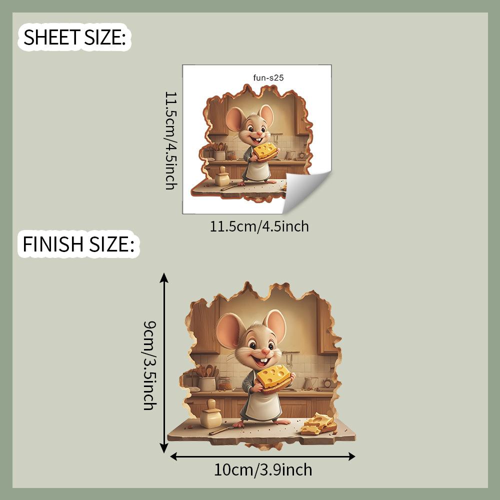 Милые мультяшные комбинированные мышиные норки можно свободно наклеивать на кухонные наклейки для лестницы и наклейки на стену для украшения дома 11.5*11.5CM/fun-s25
Милые мультяшные комбинированные мышиные норки можно свободно наклеивать на кухонные наклейки для лестницы и наклейки на стену для украшения дома 11.5*11.5CM/fun-s25