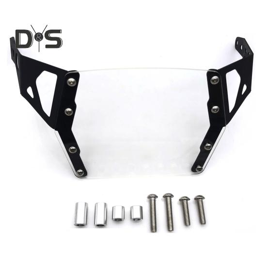 1 комплект, легкая передняя фара, защита от ржавчины, надежная акриловая защита фар для SUZUKI V STROM 1050XT чёрный