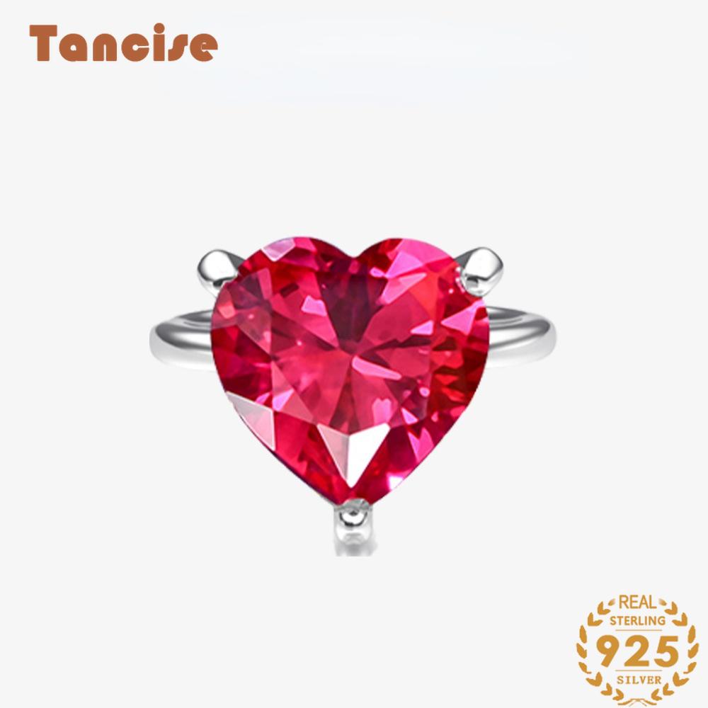 Ювелірна каблучка Tancise10*10 із простим синтетичним діамантом у формі серця відноситься до високоякісних жіночих ювелірних виробів зі срібла S925. 9 червоний
Ювелірна каблучка Tancise10*10 із простим синтетичним діамантом у формі серця відноситься до високоякісних жіночих ювелірних виробів зі срібла S925. 9 червоний