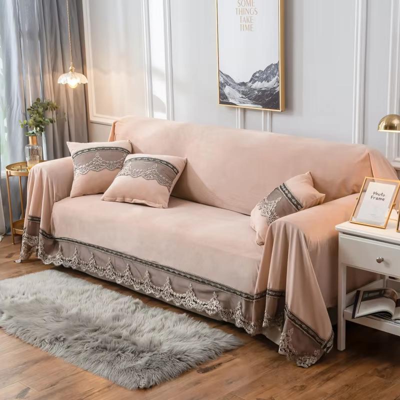 Velvet Sofa Couch Cover For Living Room Lace Sofa Towel Large Size Slip cover Single Double Three Four Seaters Bedspread 2 Seater W200xL260cm
Velvet Sofa Couch Cover For Living Room Lace Sofa Towel Large Size Slip cover Single Double Three Four Seaters Bedspread 2 Seater W200xL260cm