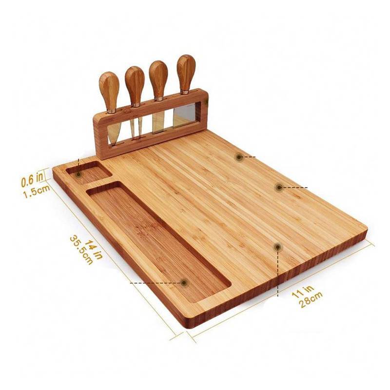 Kitchen Cheese Board Set With Wooden Cheese Knives For Home Entertaining And Food Preparation
Kitchen Cheese Board Set With Wooden Cheese Knives For Home Entertaining And Food Preparation