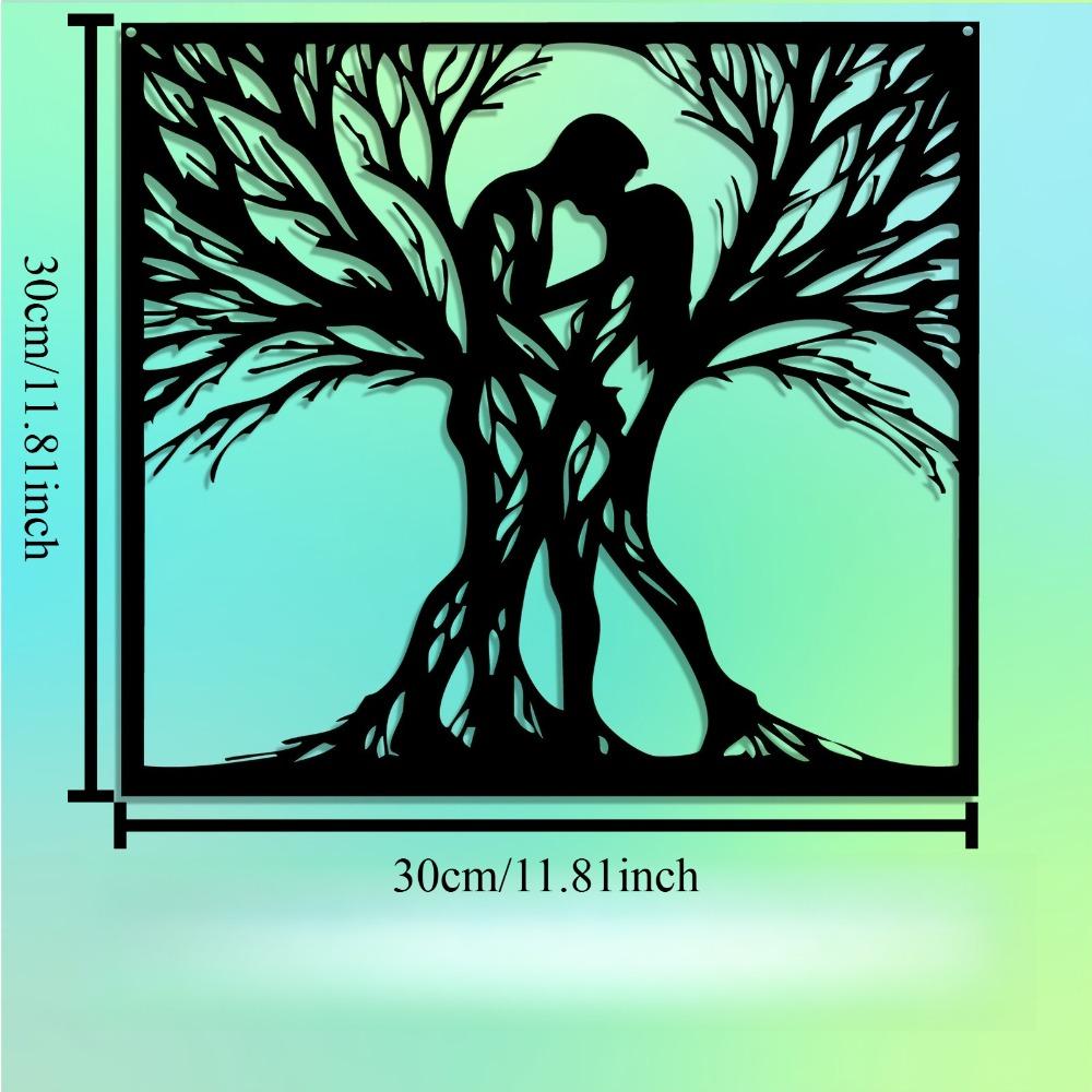 1pc Metal Wall Art Tree Couple Romantic Gift Rust Resistant Sculpture Home Decor Valentine Anniversary 12in
1pc Metal Wall Art Tree Couple Romantic Gift Rust Resistant Sculpture Home Decor Valentine Anniversary 12in