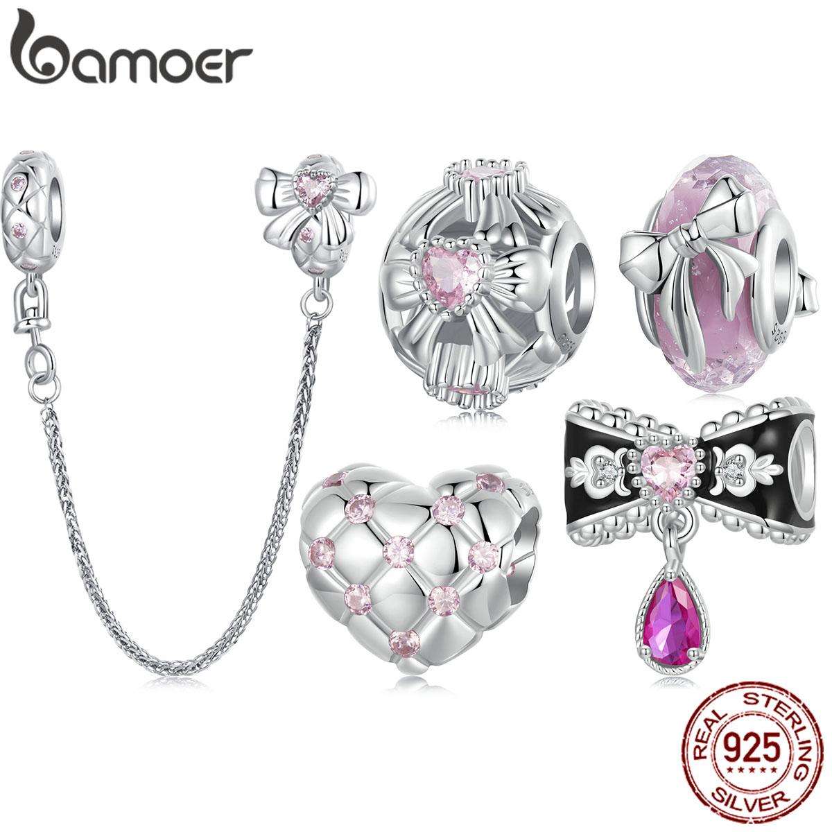 BAMOER Solid 925 Sterling Silver Bowknot Series Charm Бусина подходит для оригинального браслета DIY Bamoer Charm для изготовления ювелирных изделий
BAMOER Solid 925 Sterling Silver Bowknot Series Charm Бусина подходит для оригинального браслета DIY Bamoer Charm для изготовления ювелирных изделий
