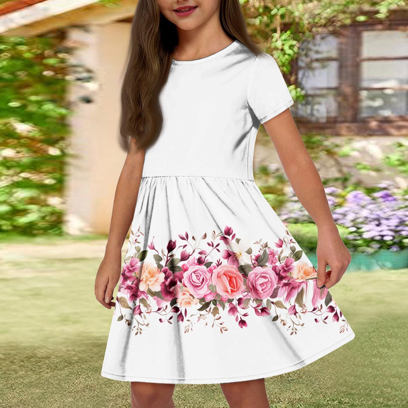 Летнее платье для девочек, однотонное платье без рукавов с принтом и карманом, повседневное платье, вечернее платье с короткими рукавами 120
Летнее платье для девочек, однотонное платье без рукавов с принтом и карманом, повседневное платье, вечернее платье с короткими рукавами 120