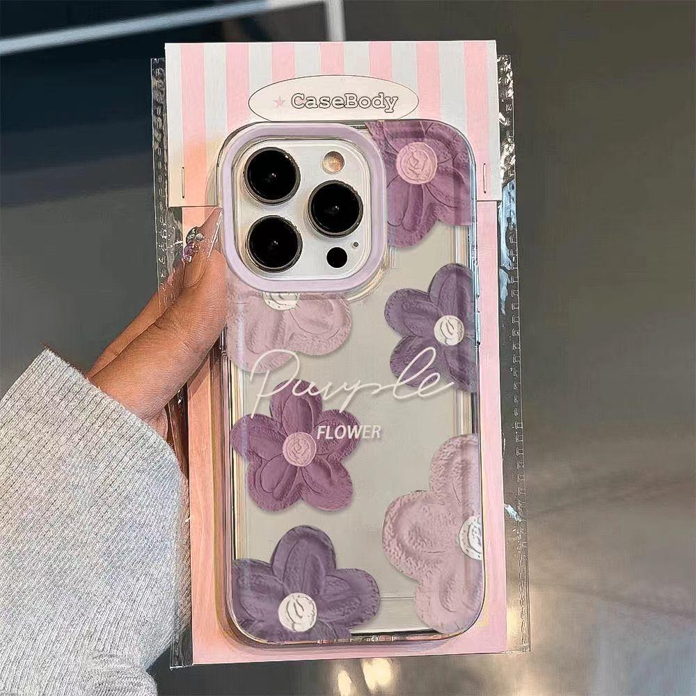 Simplicity Purple Oil Painting Flower Phone Case For iPhone 15 14 13 12 11Pro Max XR XS MAX 78Plus Y2K Girl Anti Fall Back Cover TPU&Case&iPhone 15 Pro
Simplicity Purple Oil Painting Flower Phone Case For iPhone 15 14 13 12 11Pro Max XR XS MAX 78Plus Y2K Girl Anti Fall Back Cover TPU&Case&iPhone 15 Pro