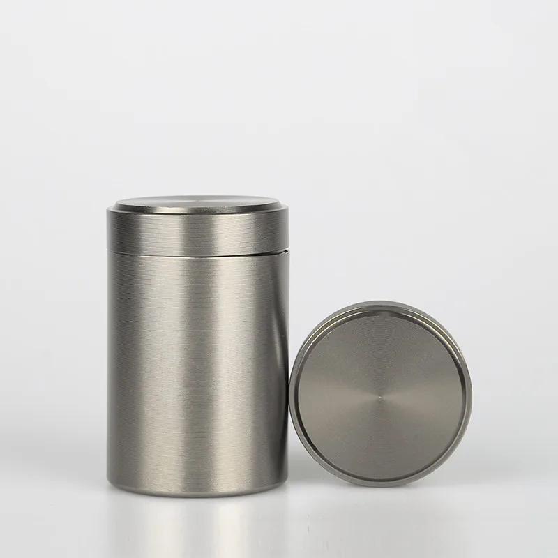 Mini Portable Titanium Alloy Tea Caddy with Lids Tieguanyin Sealed Storage Tank Travel Tea Boxes Tea Tin Containers Spice Jar 4.5x7cm
Mini Portable Titanium Alloy Tea Caddy with Lids Tieguanyin Sealed Storage Tank Travel Tea Boxes Tea Tin Containers Spice Jar 4.5x7cm