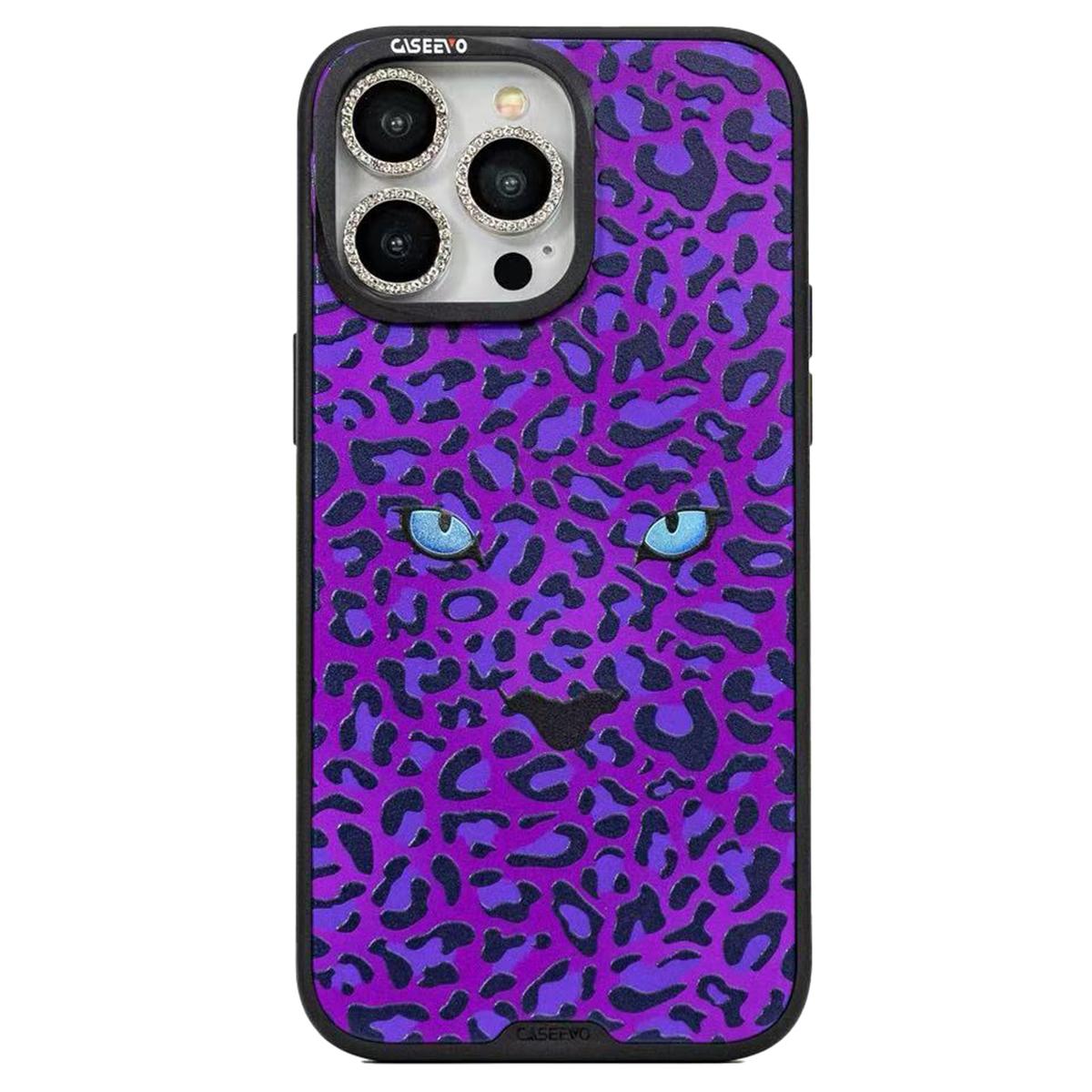 CASEEVO For iPhone 15 Pro Max Case Compatible with MagSafe TPU Acrylic Phone Cover with Detachable Leopard Backplate Purple
CASEEVO For iPhone 15 Pro Max Case Compatible with MagSafe TPU Acrylic Phone Cover with Detachable Leopard Backplate Purple
