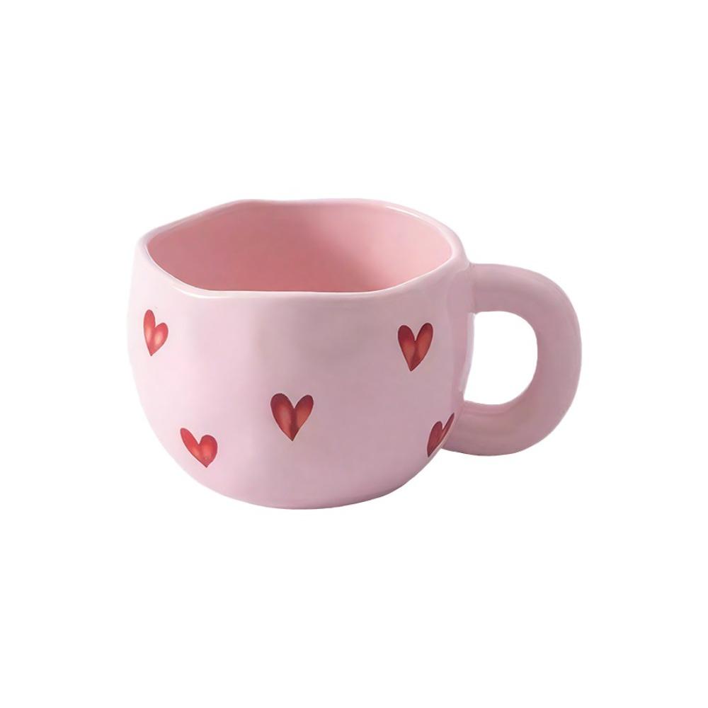 Romantic Milk Mug Adorable Heart Water Cup Breakfast Container Breakfast Cup Office рожевий
Romantic Milk Mug Adorable Heart Water Cup Breakfast Container Breakfast Cup Office рожевий