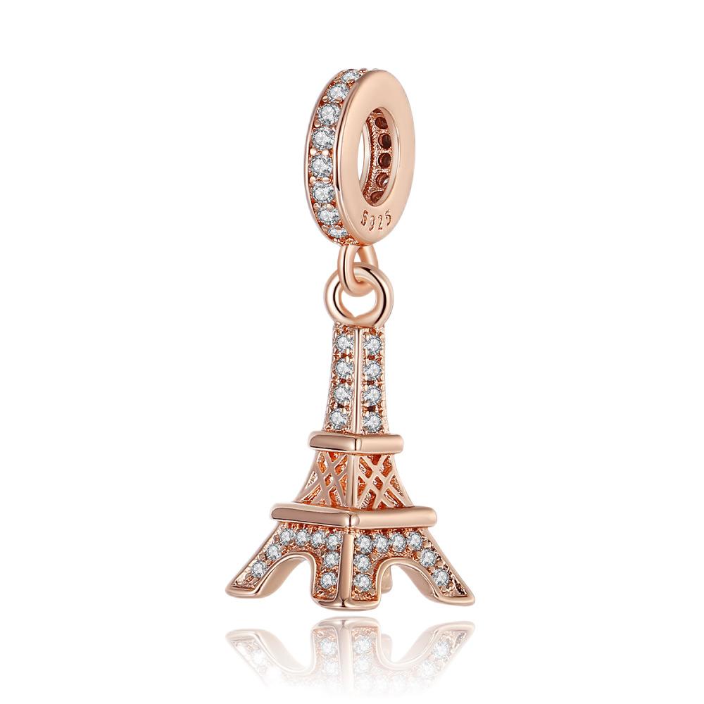 DIY Bracelet Beads With Eiffel Tower Camera Charm Rose Gold Crown Pendant For Date Travel Gift
DIY Bracelet Beads With Eiffel Tower Camera Charm Rose Gold Crown Pendant For Date Travel Gift