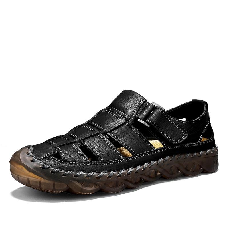Leisure Holiday Sandals for Men Lightweight Summer Shoes New Outdoor Beach Shoes Anti-collision Toe Casual Roma Flats 48 чёрный
Leisure Holiday Sandals for Men Lightweight Summer Shoes New Outdoor Beach Shoes Anti-collision Toe Casual Roma Flats 48 чёрный