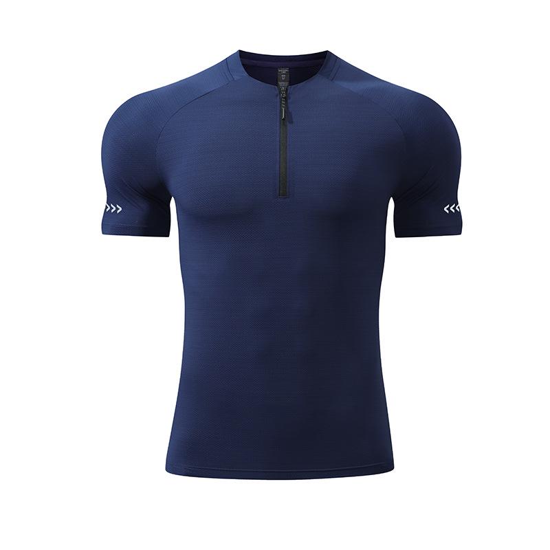 Мужская летняя спортивная футболка с воротником-стойкой и застежкой-молнией на половину длины — высокоэластичная, дышащая, быстросохнущая, с коротким рукавом и возможностью нанесения индивидуального логотипа. XS
Мужская летняя спортивная футболка с воротником-стойкой и застежкой-молнией на половину длины — высокоэластичная, дышащая, быстросохнущая, с коротким рукавом и возможностью нанесения индивидуального логотипа. XS