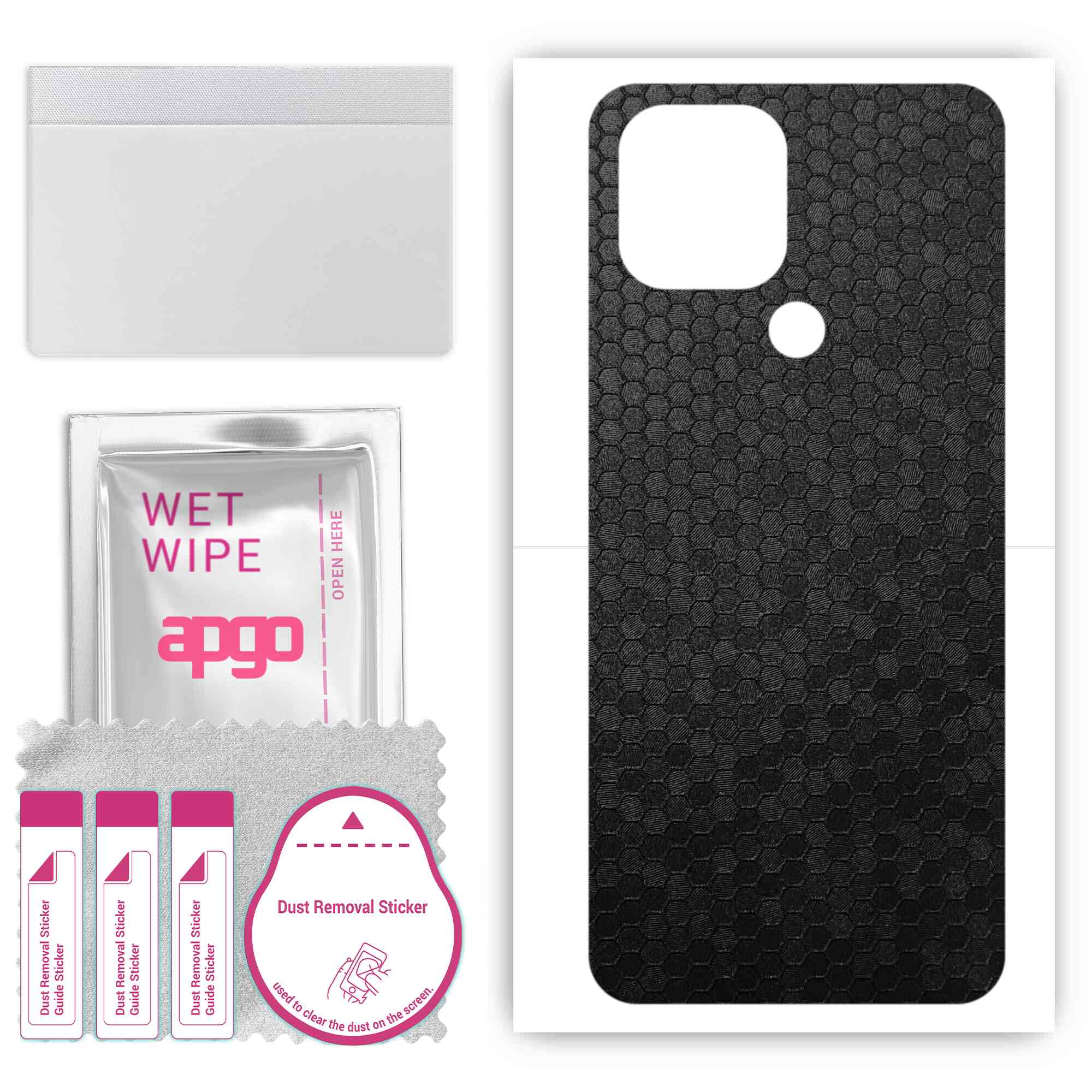 apgo Protective Skin Sticker for the back compatible with Xiaomi Redmi A1 Plus, Wrap Film, Foil, Vinyl - Pattern Black Honeycomb
apgo Protective Skin Sticker for the back compatible with Xiaomi Redmi A1 Plus, Wrap Film, Foil, Vinyl - Pattern Black Honeycomb