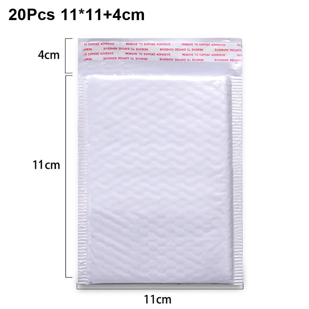 20Pcs Durable Soft Bubble Mailers Pearlescent Film Waterproof Shipping Bags 11/15/18cm Self Sealing White Foam Envelope
20Pcs Durable Soft Bubble Mailers Pearlescent Film Waterproof Shipping Bags 11/15/18cm Self Sealing White Foam Envelope