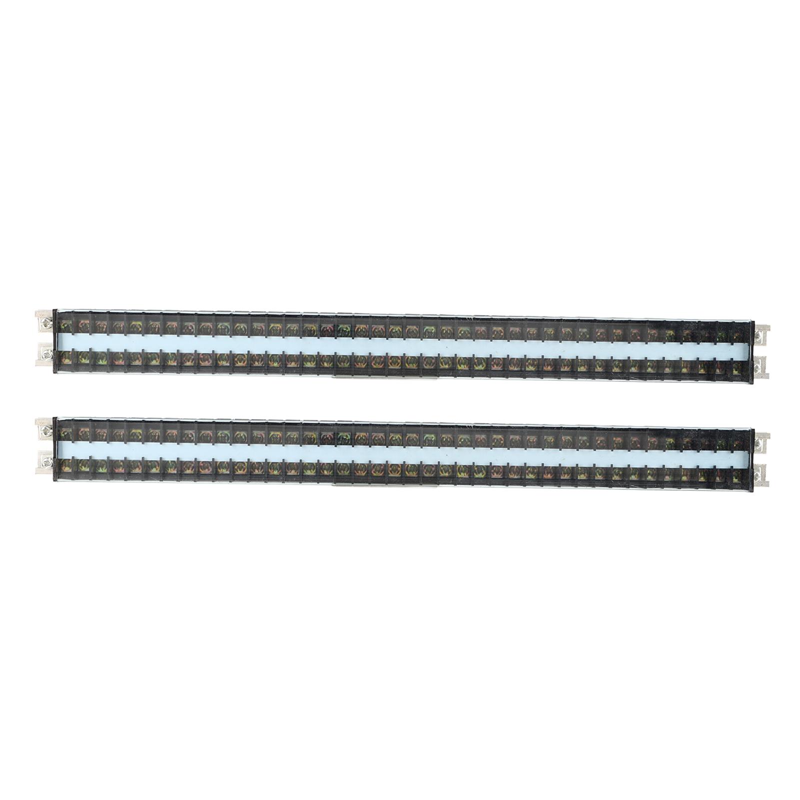 2pcs Terminal Strip 660V 15A Terminal Barrier Block with Cover for Electronic Circuits 40 Positions
2pcs Terminal Strip 660V 15A Terminal Barrier Block with Cover for Electronic Circuits 40 Positions