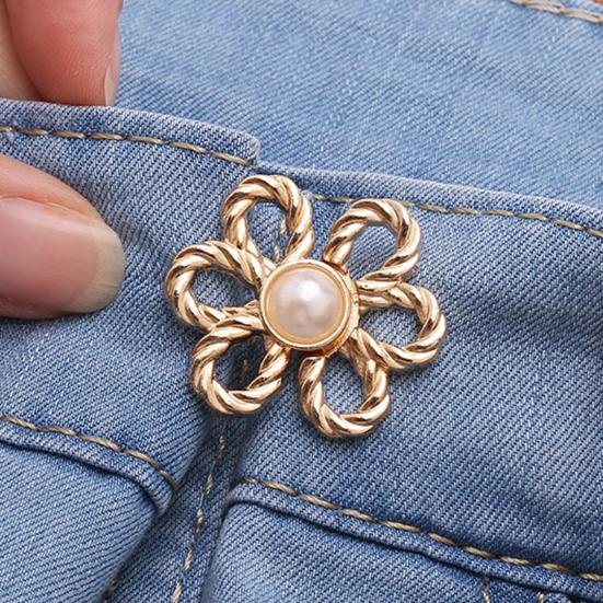 Yousheng 4 Pcs Flower Jeans Buttons Pant Waist Tightener Detachable Decorative Waist Buckles Adjustable No-Sew Pants Clips for Loose Jeans Pants 4 Pairs A золотистый
Yousheng 4 Pcs Flower Jeans Buttons Pant Waist Tightener Detachable Decorative Waist Buckles Adjustable No-Sew Pants Clips for Loose Jeans Pants 4 Pairs A золотистый